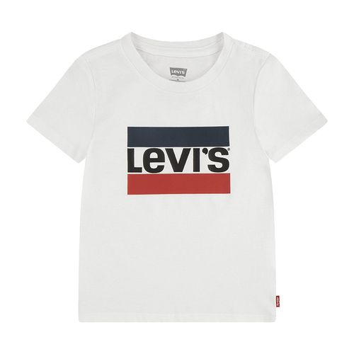 Playera casual para bebé Levis blanco 21k827