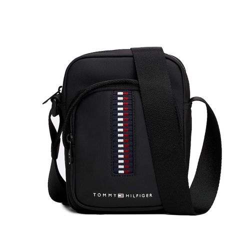 Mariconera para caballero Tommy Hilfiger negro am0am12727bds