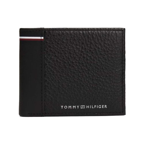 Cartera para caballero Tommy Hilfiger negro am0am12521-bds