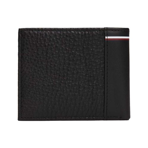 Cartera para caballero Tommy Hilfiger negro am0am12521-bds