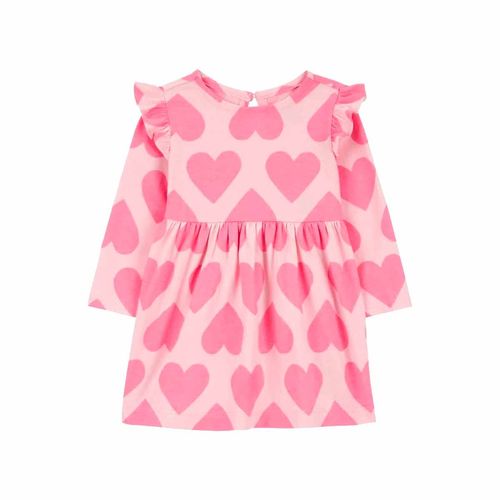 Vestido casual para bebé Carters rosa 1r545810