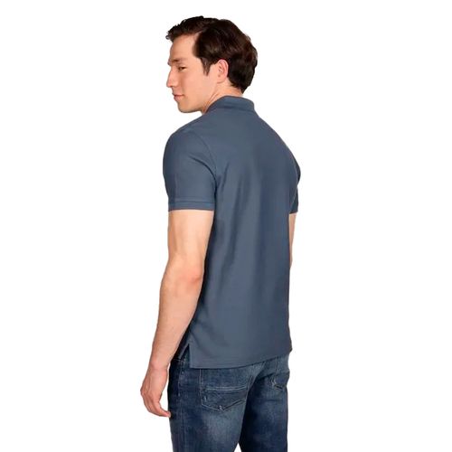 Playera polo para caballero Tommy Hilfiger azul mw0mw36790-dbz