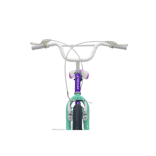 Bicicleta Infantil Veloci R20 Acero1V Morado Heart Beat