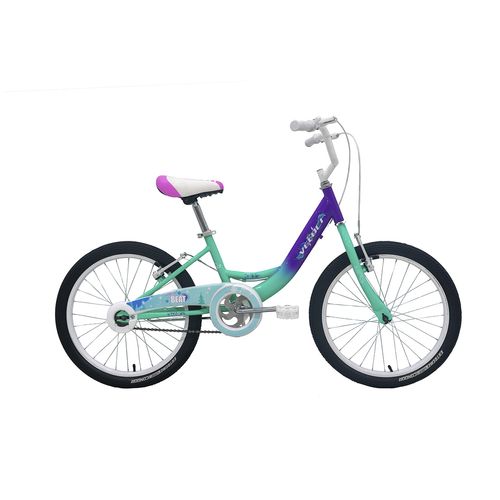 Bicicleta Infantil Veloci R20 Acero1V Morado Heart Beat