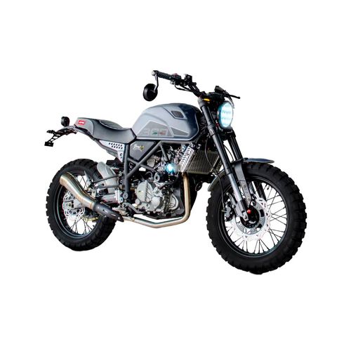 Motocicleta cafe racer Mb gris hornet 300 CC 2025