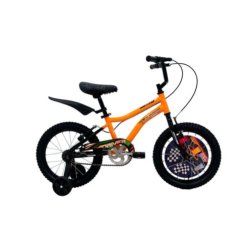 Bicicleta Infantil Veloci r16 acero1v naranja racing