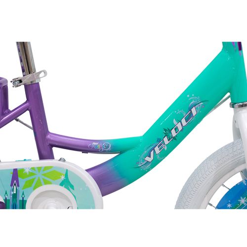 Bicicleta Infantil Veloci R16 Acero1V Turqueza Heart Beat