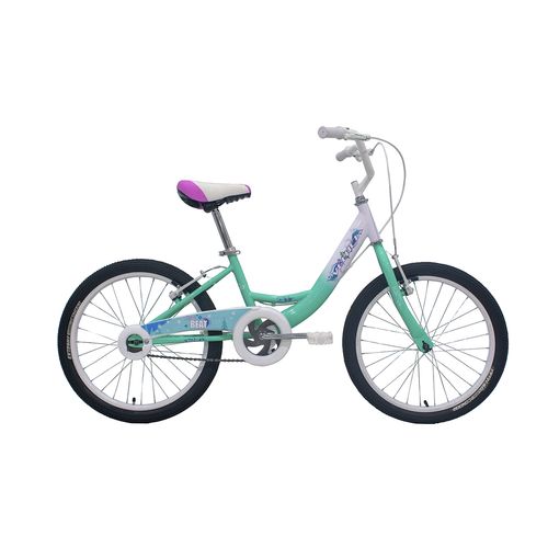 Bicicleta Infantil Veloci R20 Acero1V Turqueza Heart Beat