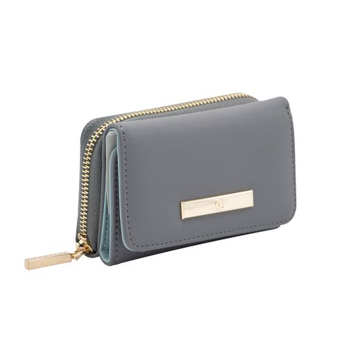 Cartera casual para dama Crabtree gris E3622