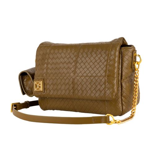 Bolso crossbody para dama Cloe verde 2BLCI24712OLI