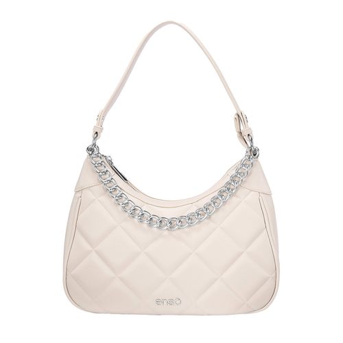 Bolso hobo para dama Enso beige EB243117HBN