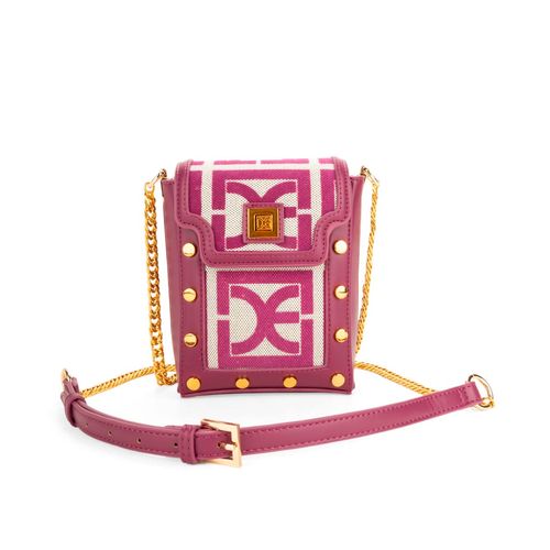 Bolso briefcase para dama Cloe morado 2BLCO24641MAG