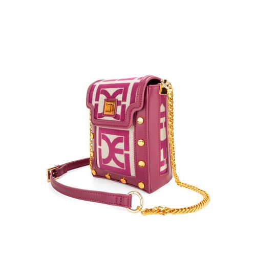 Bolso briefcase para dama Cloe morado 2BLCO24641MAG