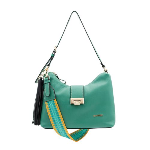 Bolso shoulder bag para dama Crabtree verde 4506