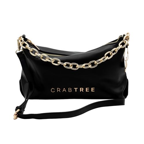 Bolso shoulder bag para dama Crabtree negro E3608
