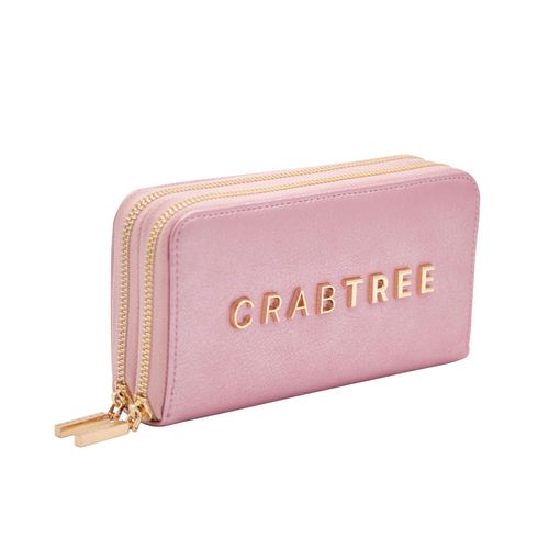 Cartera casual para dama Crabtree rosa E3627