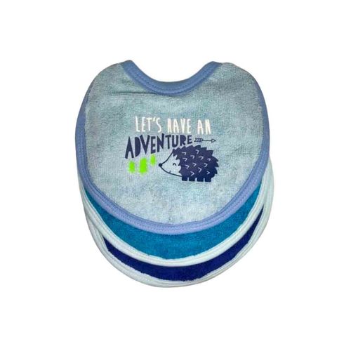 Set de baberos chicos Basic Baby azul 95677