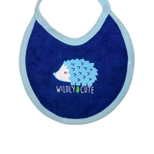 Set de baberos chicos Basic Baby azul 95677