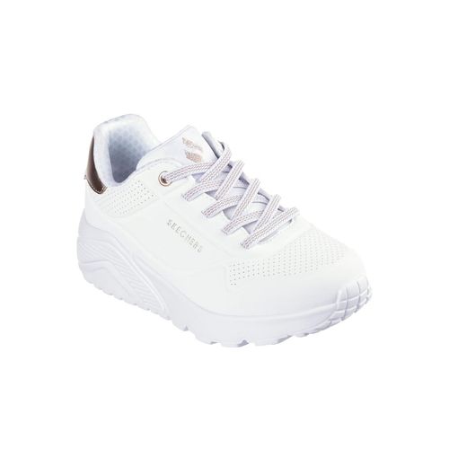 Tenis escolar para niña Skechers blanco 310384lwht