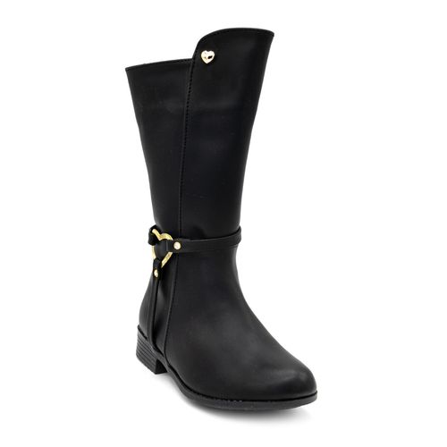 Bota casual para niña My Things negro 5308