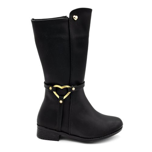 Bota casual para niña My Things negro 5308