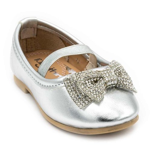 Zapato casual para niña My Things plata 170