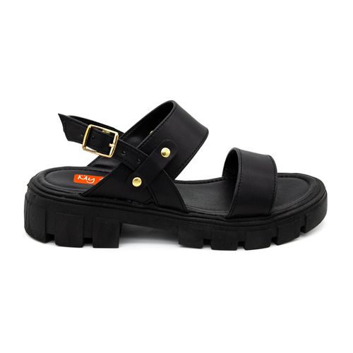 Sandalia casual para niña My Things negro 2602