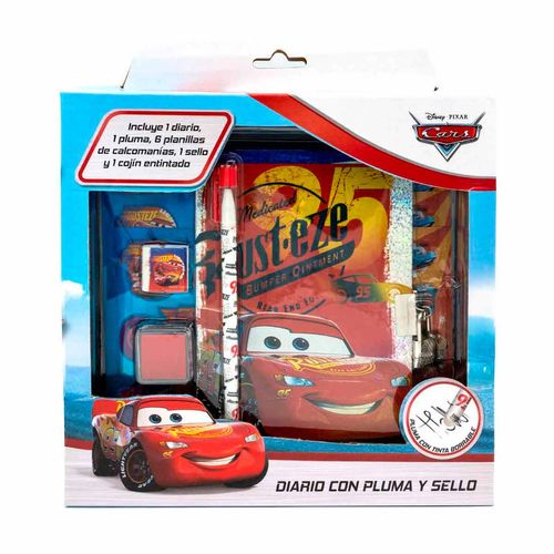 Diario con pluma infantil Cars 42612