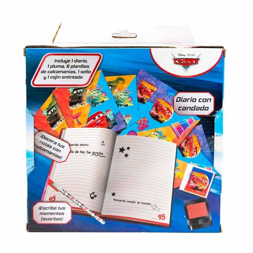Diario con pluma Infantil Cars 42612