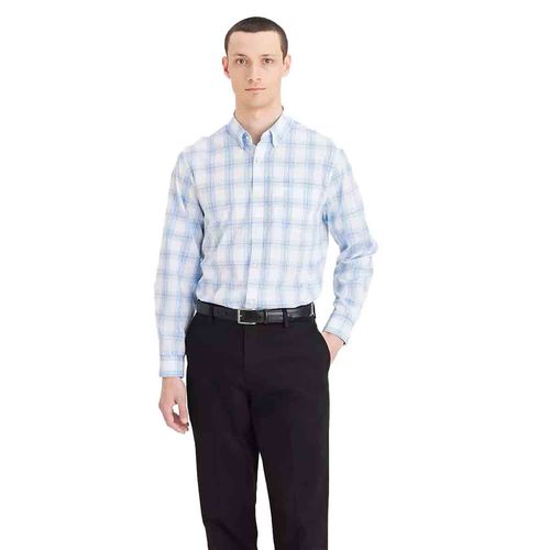 Camisa casual para caballero Dockers azul a4252-0051