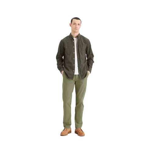 Pantalón casual para caballero Dockers verde 79488-0212