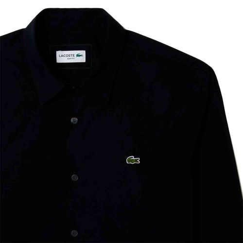 Camisa casual para caballero Lacoste negro ch5620