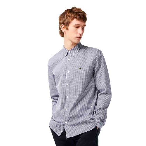 Camisa casual para caballero Lacoste gris ch2932-522