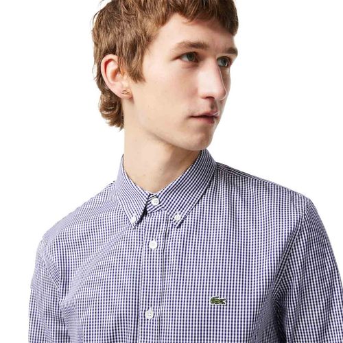 Camisa casual para caballero Lacoste gris ch2932-522