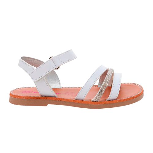 Sandalia casual para niña Tropicana blanco tr65303