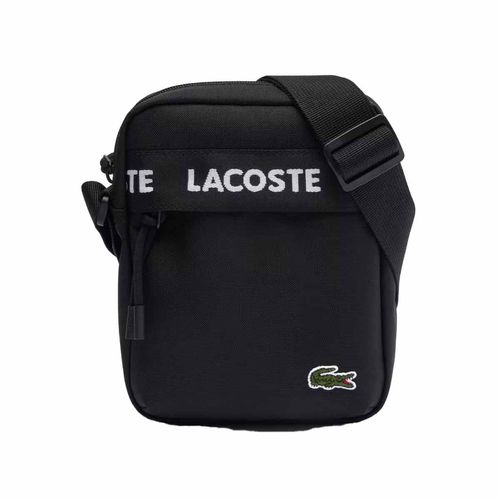 Bolso crossbody para dama Lacoste negro NU4686NZ