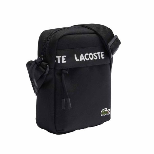 Bolso crossbody para dama Lacoste negro NU4686NZ
