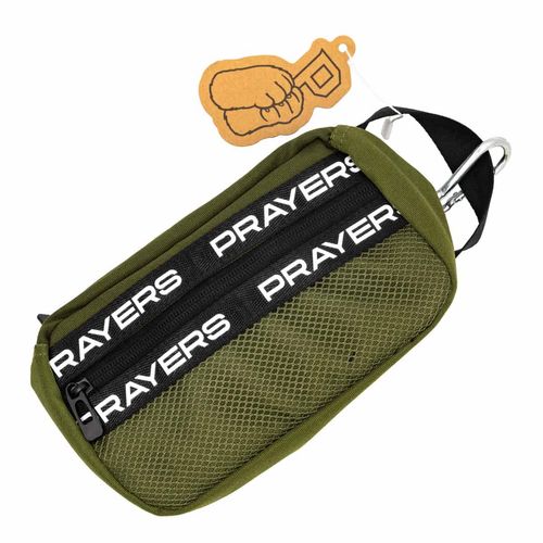 Estuche de viaje para caballero Prayers olivo bag small