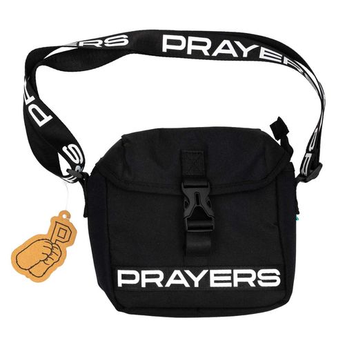 Mariconera para caballero Prayers negro bagstrap