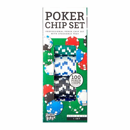 Juego de fichas póquer Anker  200079/dom