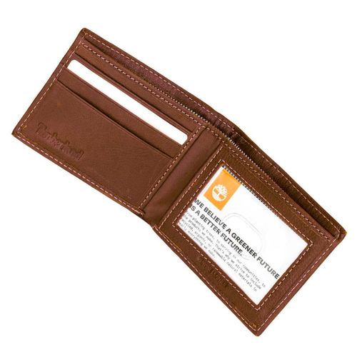 Cartera sencilla para caballero Timberland café 10972
