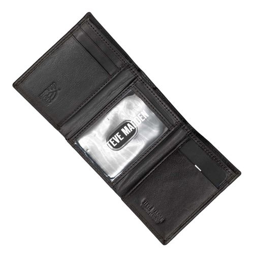 Cartera triple para caballero Steve Madden negro 12032