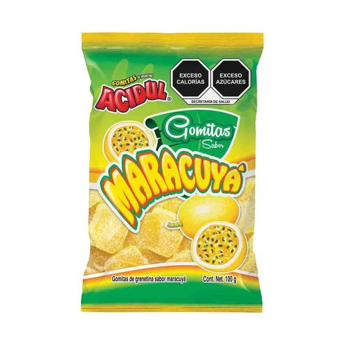 Gomitas sabor maracuya Acidul 100 gr