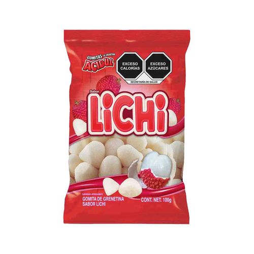 Gomitas sabor lichi Acidul 100 gr