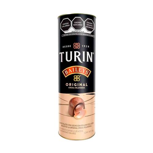 Chocolates baileys Turín tubo 180 gr