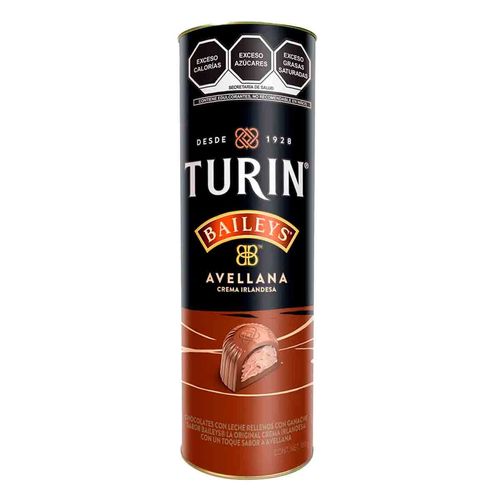 Chocolates baileys avellana Turín tubo 180 gr