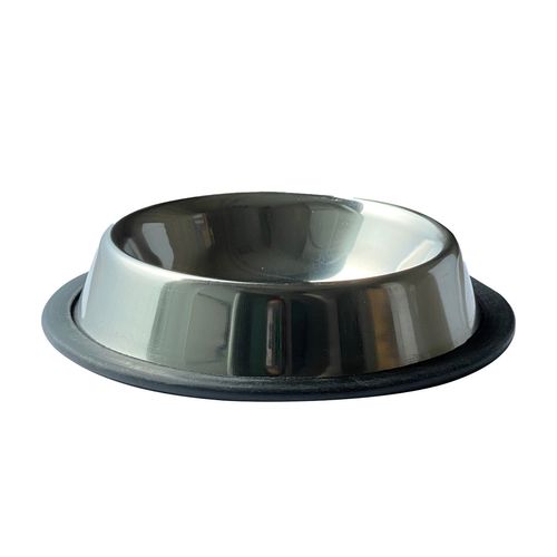 Tazón para mascota de 8 oz Grand Pet plata 59497