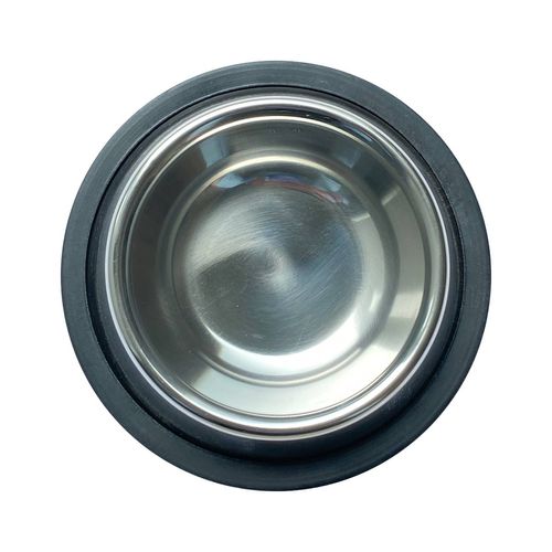 Tazón para mascota de 8 oz Grand Pet plata 59497