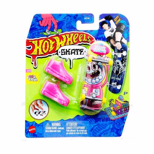 Patineta para dedos con tenis sorpresa Hot Wheels multicolor hgt46