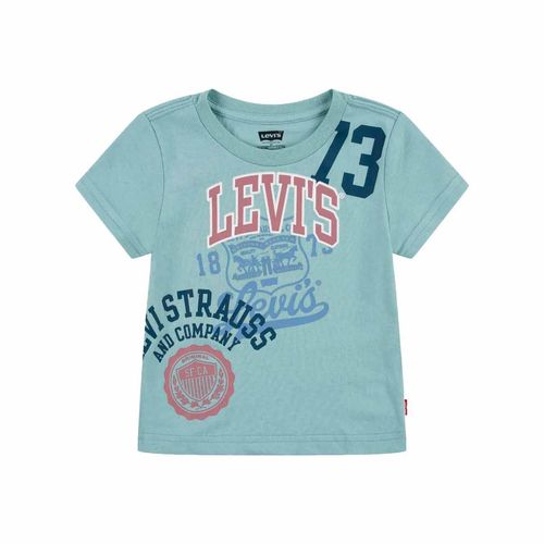 Playera casual para bebé Levis verde 71k805